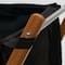Household Essentials Small Black Collapsible X-Frame Laundry Basket